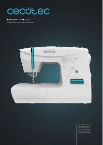 Mode d’emploi Cecotec BelleCouture 6600 Machine à coudre