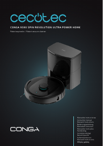 Kullanım kılavuzu Cecotec Conga 9590 Spin Revolution Ultra Power Home Elektrikli süpürge