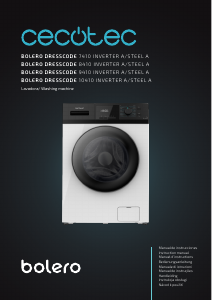 Manuale Cecotec Bolero DressCode 8410 Inverter Steel A M Lavatrice