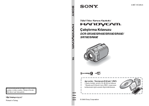 Kullanım kılavuzu Sony DCR-SR60E Kaydedici kamera