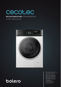 Manuál Cecotec Bolero Dresscode 7500 Inverter A M Pračka