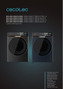 Manuale Cecotec Bolero DressCode 10980 Direct Drive Steel A Lavatrice