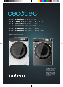 Manuale Cecotec Bolero DressCode 9970 Direct Drive Steel Lavatrice