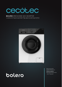 Kullanım kılavuzu Cecotec Bolero DressCode 620 Inverter Çamaşır makinesi