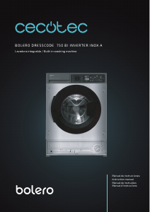 Manual de uso Cecotec Bolero DressCode 750 BI Inverter Steel A Lavadora