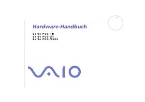 Bedienungsanleitung Sony Vaio PCG-TR2MP Notebook