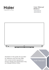 Bruksanvisning Haier H55C95EUX LED TV