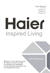 Bedienungsanleitung Haier H55M80FUX LED fernseher