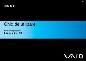 Manual Sony Vaio VGN-AR51E Laptop