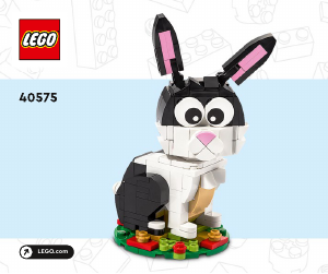Bedienungsanleitung Lego set 40575 Holiday & Events Jahr des Hasen