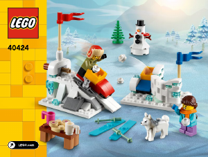 Instrukcja Lego set 40424 Holiday & Events Zimowa bitwa na śnieżki
