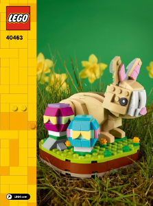 Bruksanvisning Lego set 40463 Holiday & Events Påskhare