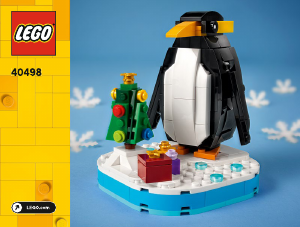 Rokasgrāmata Lego set 40498 Holiday & Events Ziemassvētku pingvīns