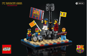 Manual Lego set 40485 Promotional Sărbătoare FC Barcelona