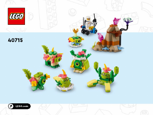 Használati útmutató Lego set 40715 Space Űrlény készlet