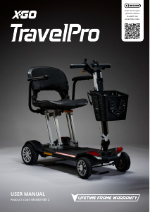 Bruksanvisning X-Go TravelPro Rörlighet skoter