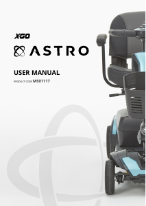 Bruksanvisning X-Go Astro Rörlighet skoter