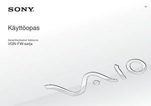 Käyttöohje Sony Vaio VGN-FW46M Kannettava tietokone