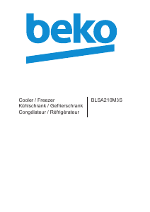 Mode d’emploi BEKO BLSA 210 M3 S Réfrigérateur