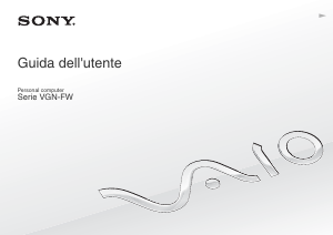 Manuale Sony Vaio VGN-FW56Z Notebook