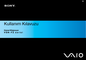 Kullanım kılavuzu Sony Vaio VGN-FZ31MR Dizüstü bilgisayar