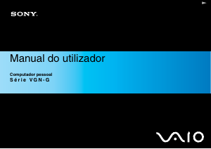 Manual Sony Vaio VGN-G11XN Computador portátil