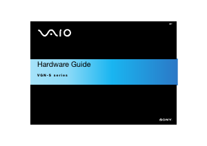 Bruksanvisning Sony Vaio VGN-S1HP Bärbar dator