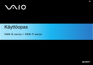 Käyttöohje Sony Vaio VGN-S3HP Kannettava tietokone