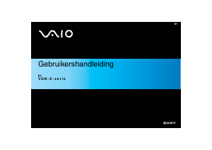Handleiding Sony Vaio VGN-S4HRP Laptop