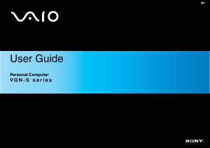 Manual Sony Vaio VGN-S4HRP Laptop