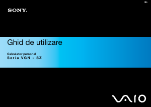 Manual Sony Vaio VGN-SZ60WN Laptop