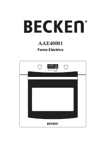 Manual Becken AAE40001 Forno