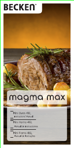 Manual de uso Becken Magma Max Horno