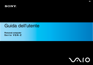Manuale Sony Vaio VGN-Z11XN Notebook