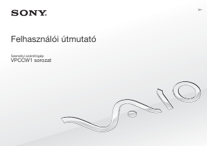 Használati útmutató Sony Vaio VPCCW1Z4E Laptop