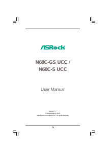 Manual ASRock N68C-GS UCC Motherboard