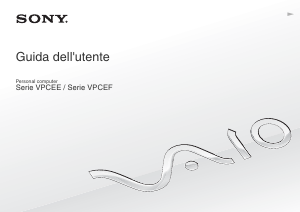 Manuale Sony Vaio VPCEE3J1E Notebook