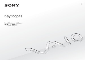 Käyttöohje Sony Vaio VPCL22V1E Kannettava tietokone