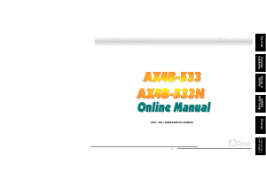 Manual AOpen AX4B-533 Motherboard