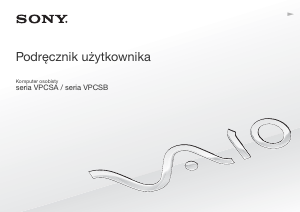 Instrukcja Sony Vaio VPCSB2A7E Komputer przenośny