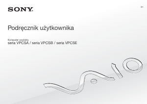 Instrukcja Sony Vaio VPCSE1B9E Komputer przenośny