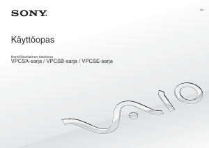 Käyttöohje Sony Vaio VPCSE1C9E Kannettava tietokone