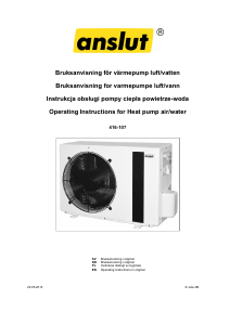 Bruksanvisning Anslut 416-107 Klimaanlegg