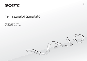 Használati útmutató Sony Vaio VPCW12Z1R Laptop