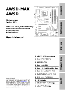 Manual Abit AW9D-MAX Motherboard