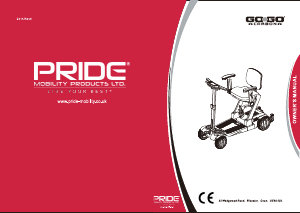 Handleiding Pride Go-Go Carbon Scootmobiel