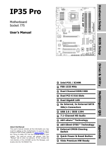 Manual Abit IP35 Pro Motherboard