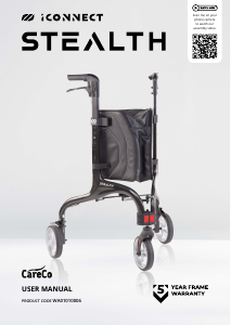 Handleiding iConnect Stealth Rollator