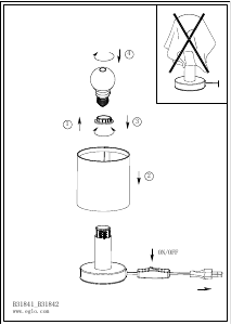 Handleiding Eglo 31842 Lamp
