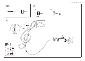 Manuale Eglo 901092 Lampada